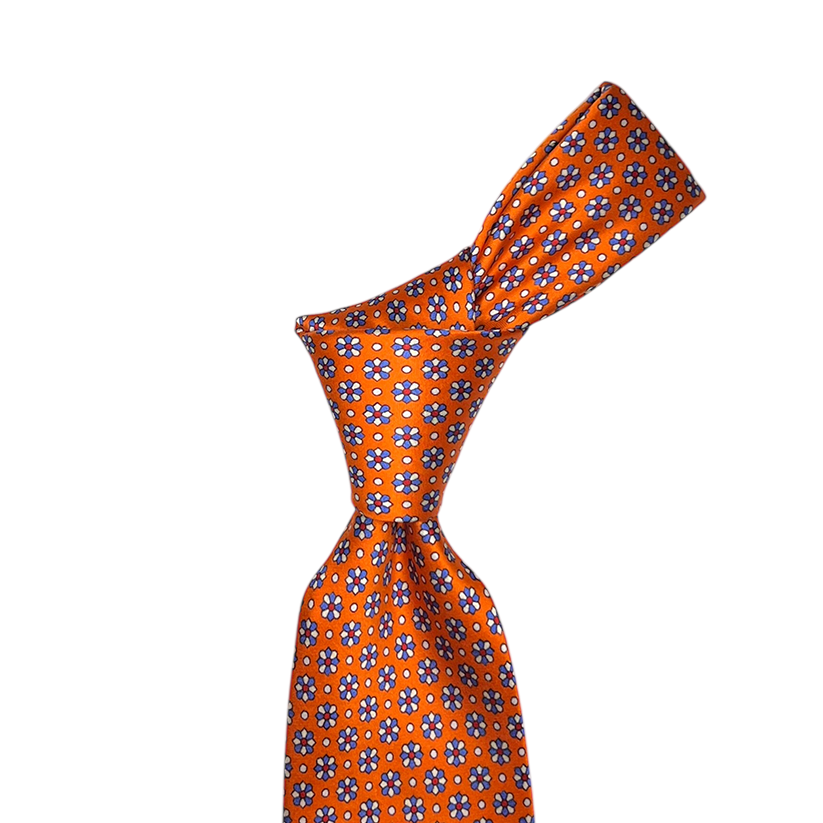 Tie - Orange Candy Crush Foulard
