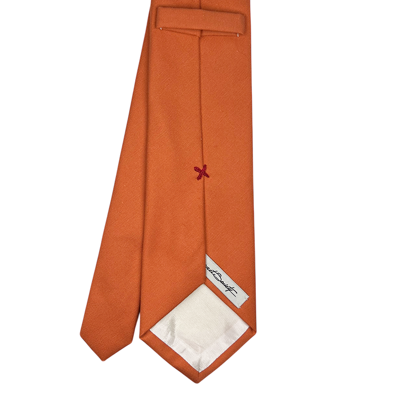 Tie - Persimmon Cotton Canvas