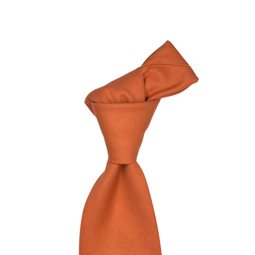 Tie - Persimmon Cotton Canvas
