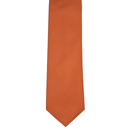 Tie - Persimmon Cotton Canvas