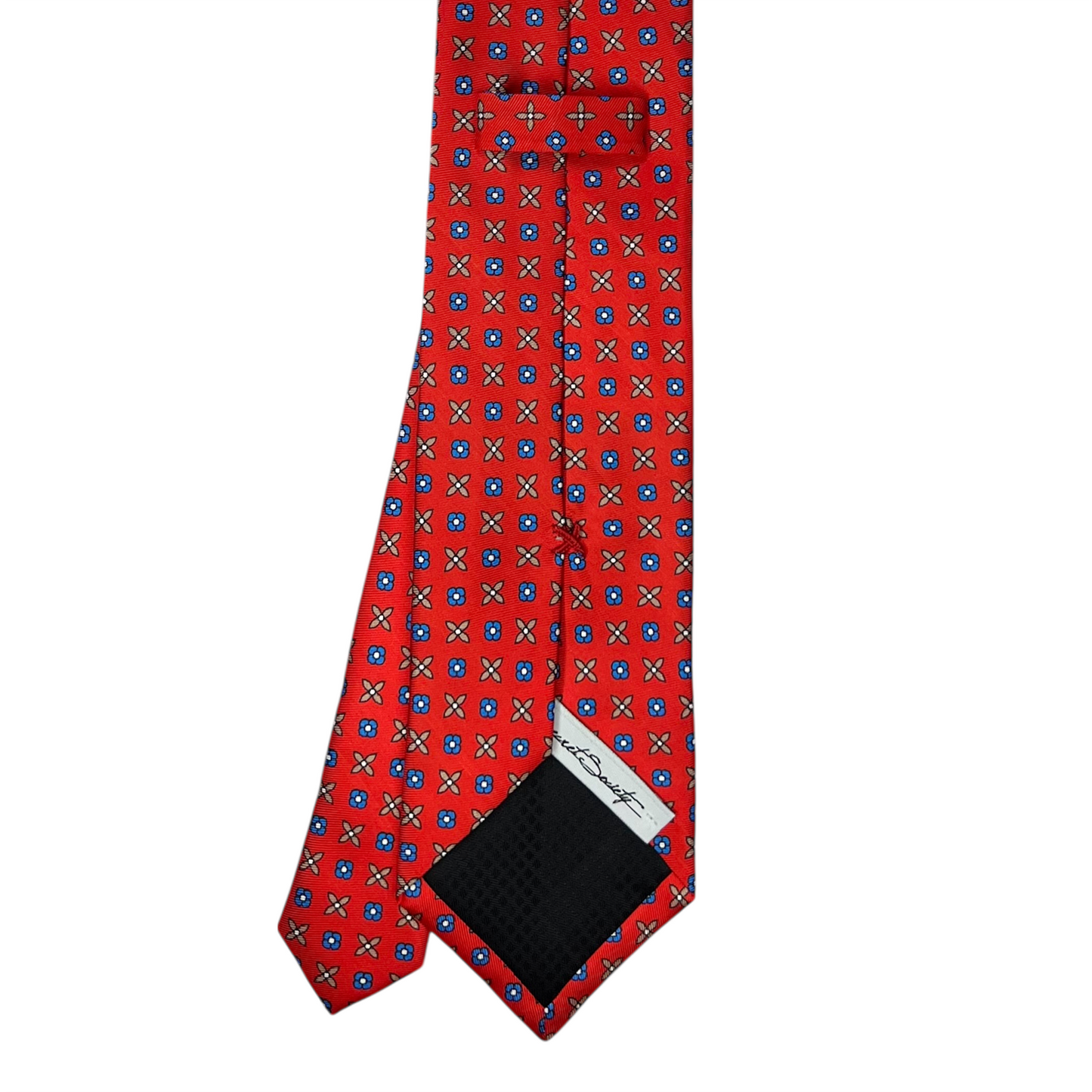 Tie - Scarlet Geometric