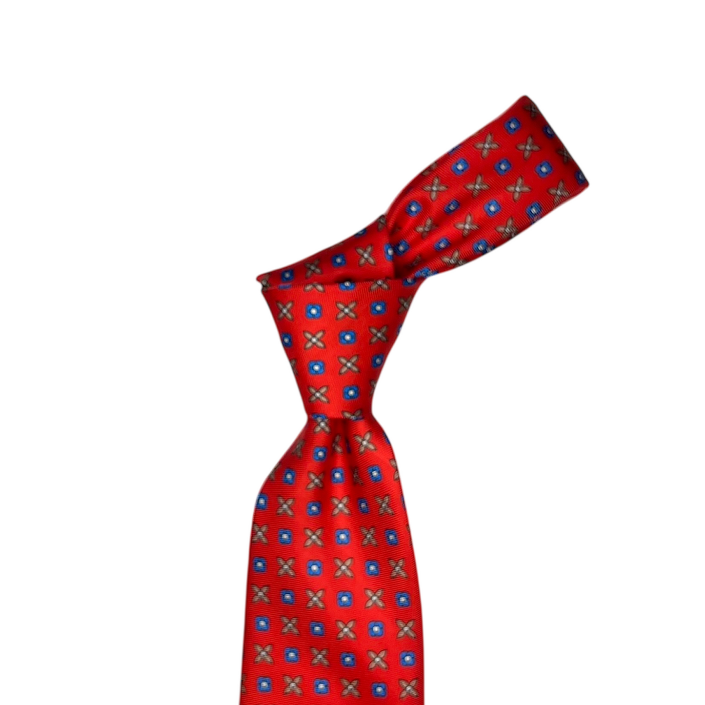 Tie - Scarlet Geometric