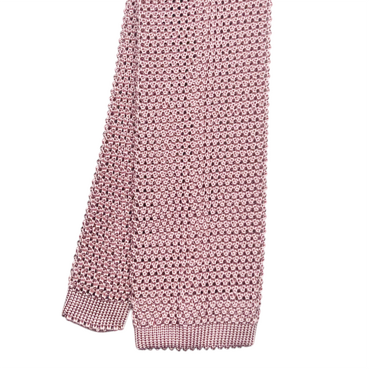 Silk Knit Tie - Cherry Blossom
