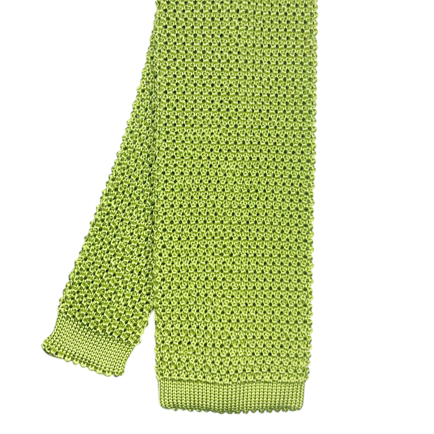 Silk Knit Tie - Key Lime