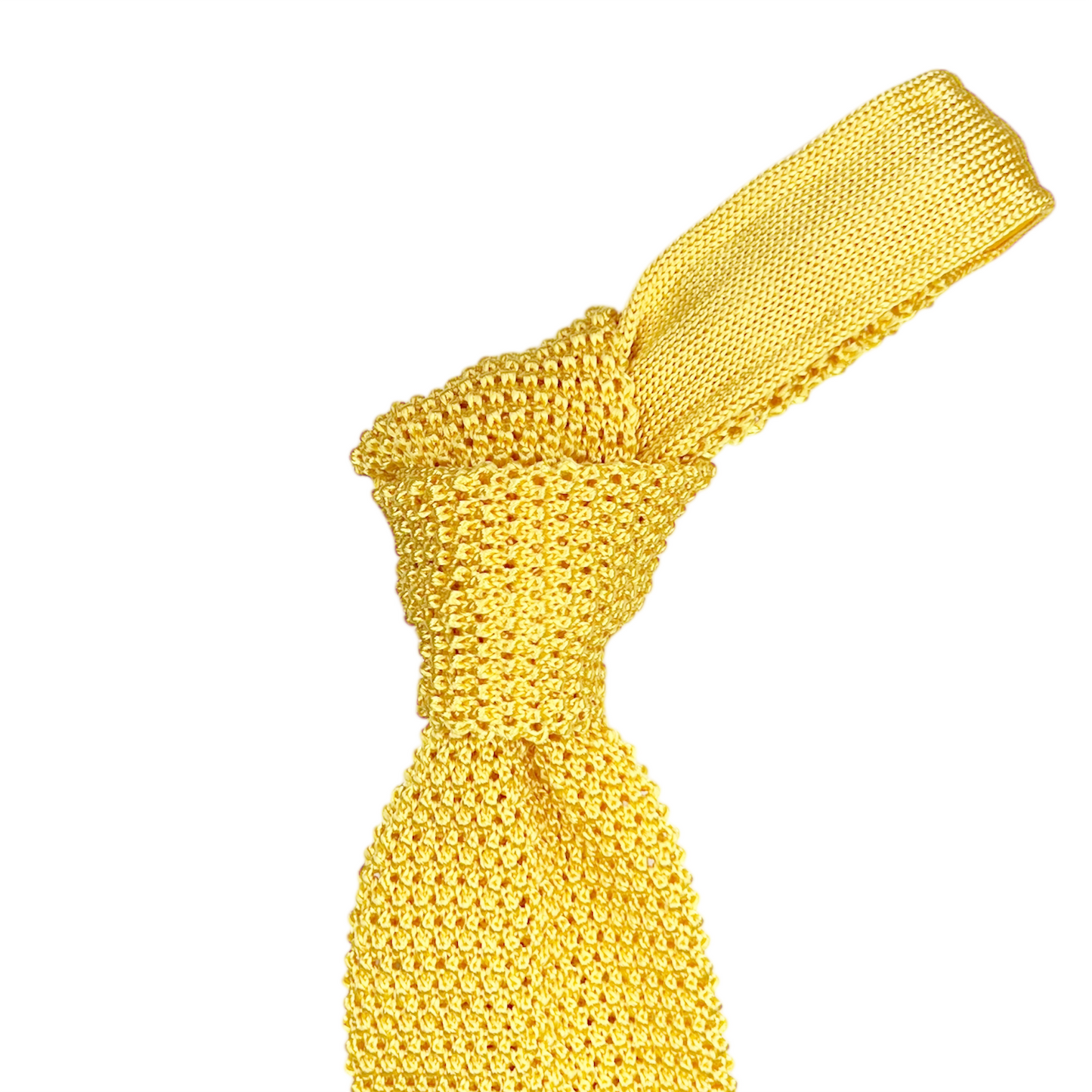 Silk Knit Tie - Maize
