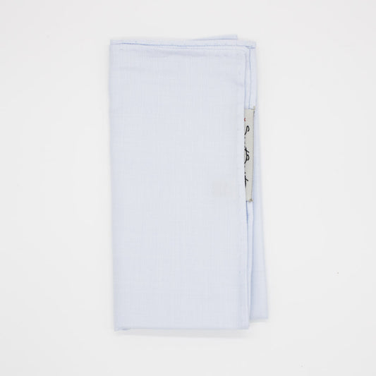 Pocket Square - Sky Cotton Royal Oxford