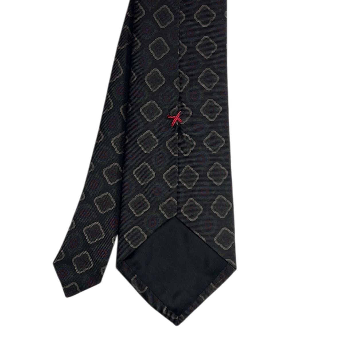 Tie - Black Ancient Madder Foulard