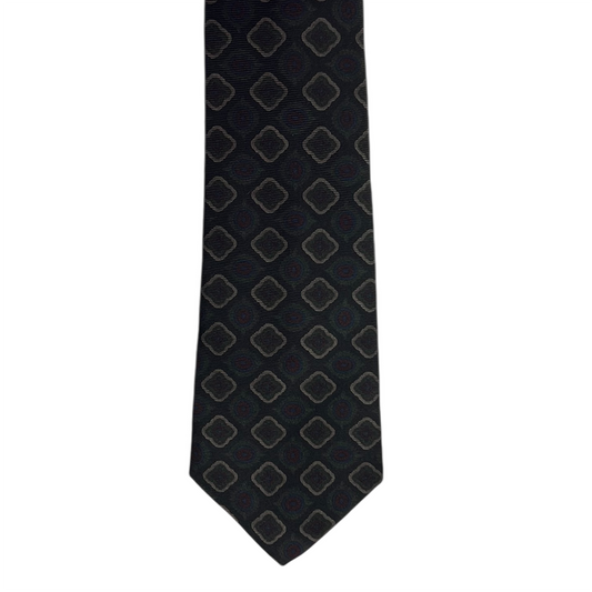 Tie - Black Ancient Madder Foulard