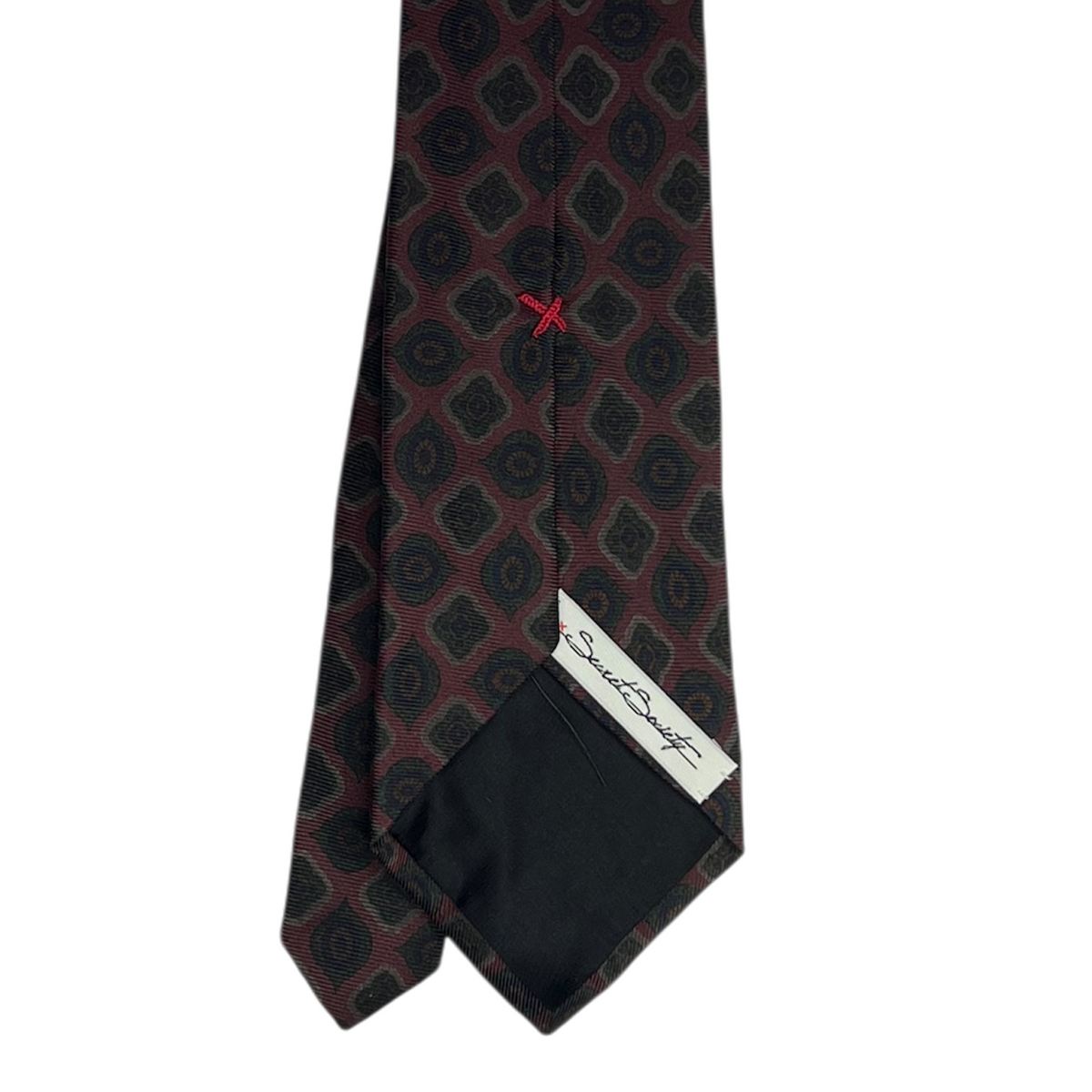 Tie - Dusty Rose Ancient Madder Foulard