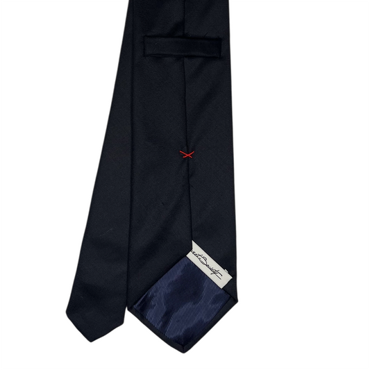 Tie - Black Formal Wool