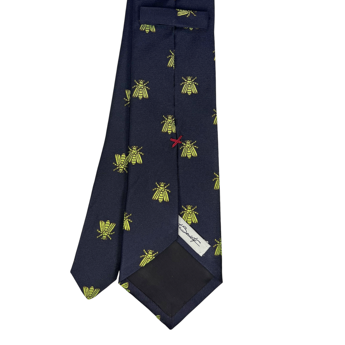 Tie - Navy and Lime Fly Club