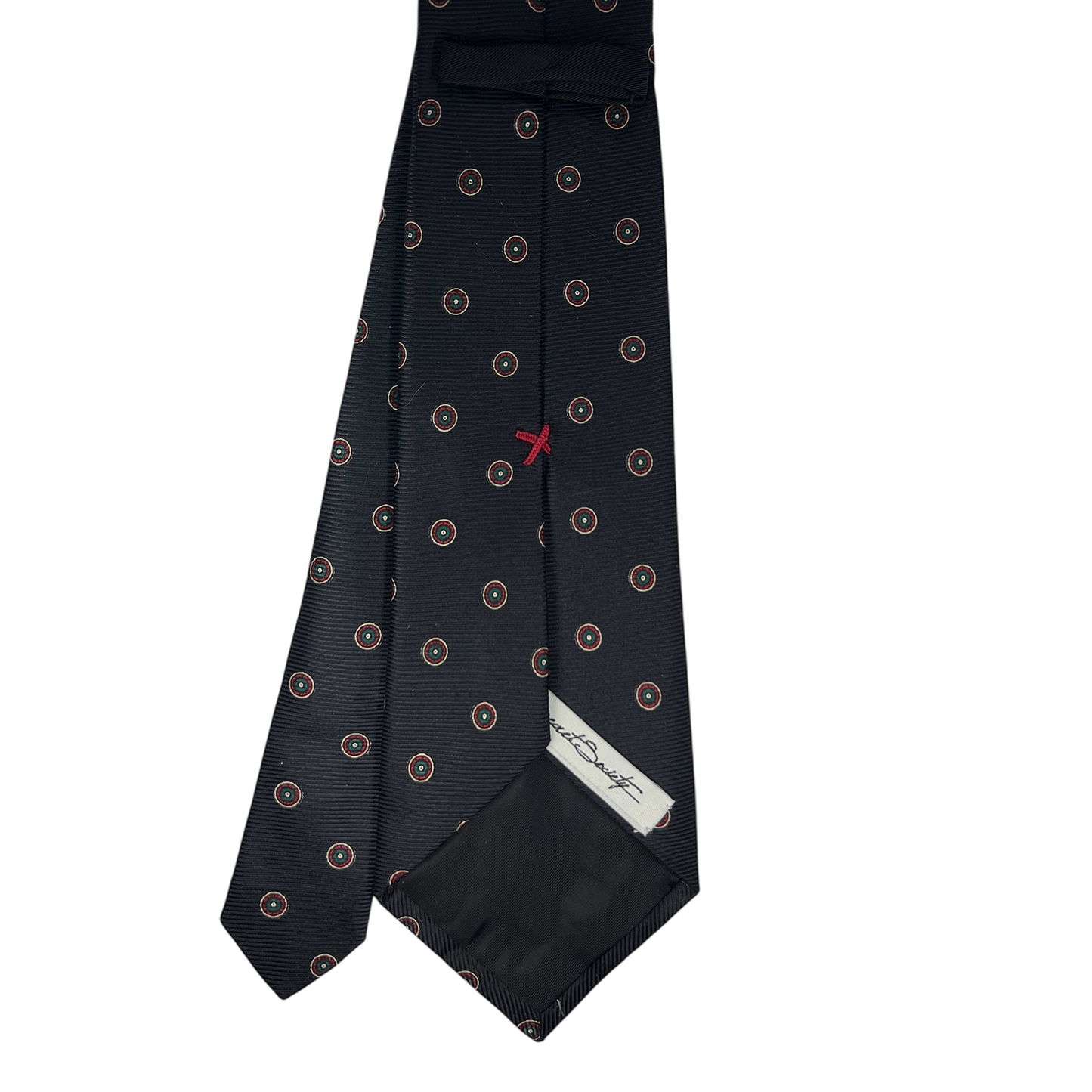 Tie - Dark Navy w/ White Bullseye