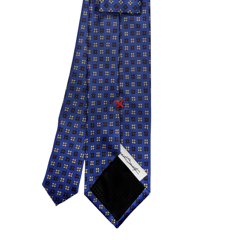 Tie - Dusty Blue Foulard