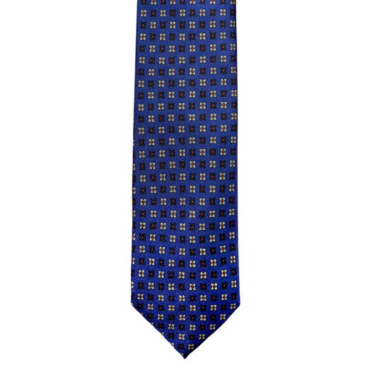Tie - Dusty Blue Foulard