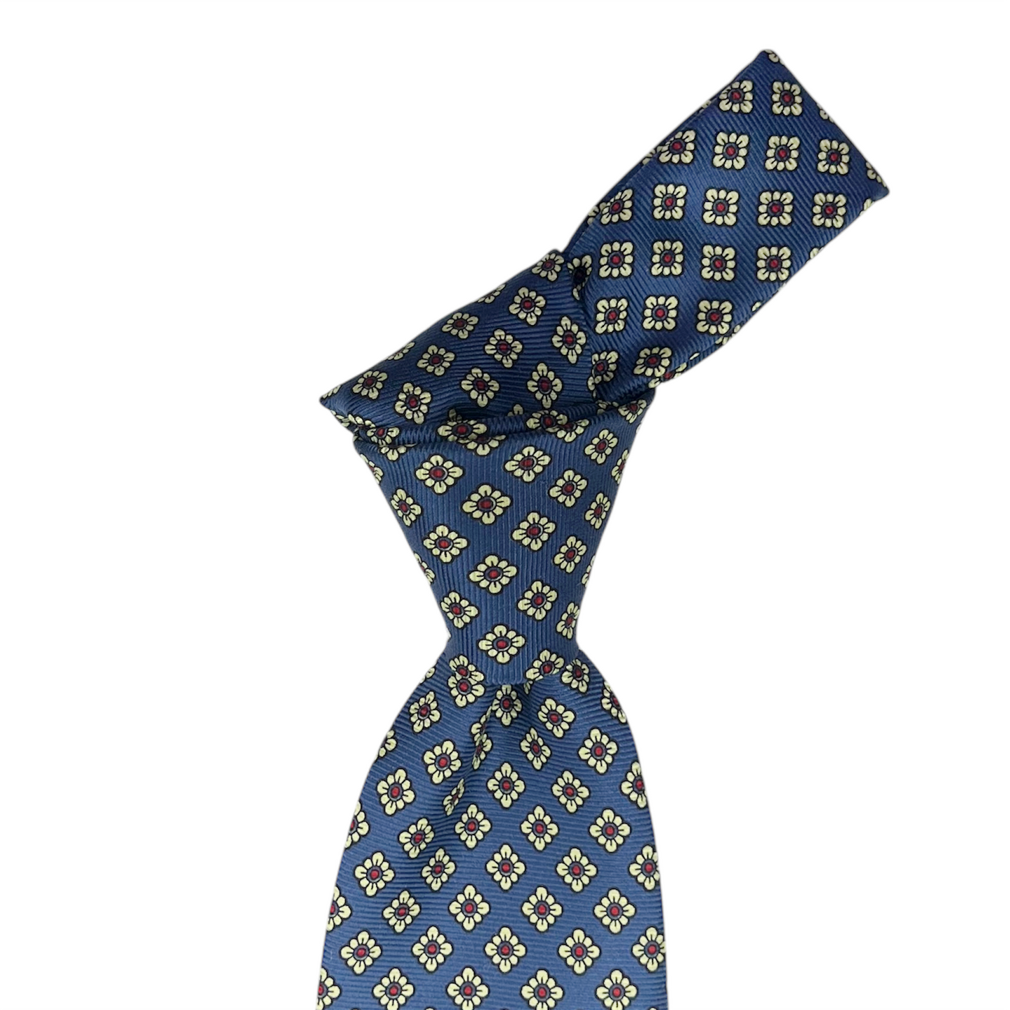 Tie - Dusty Blue Diamond Geometric