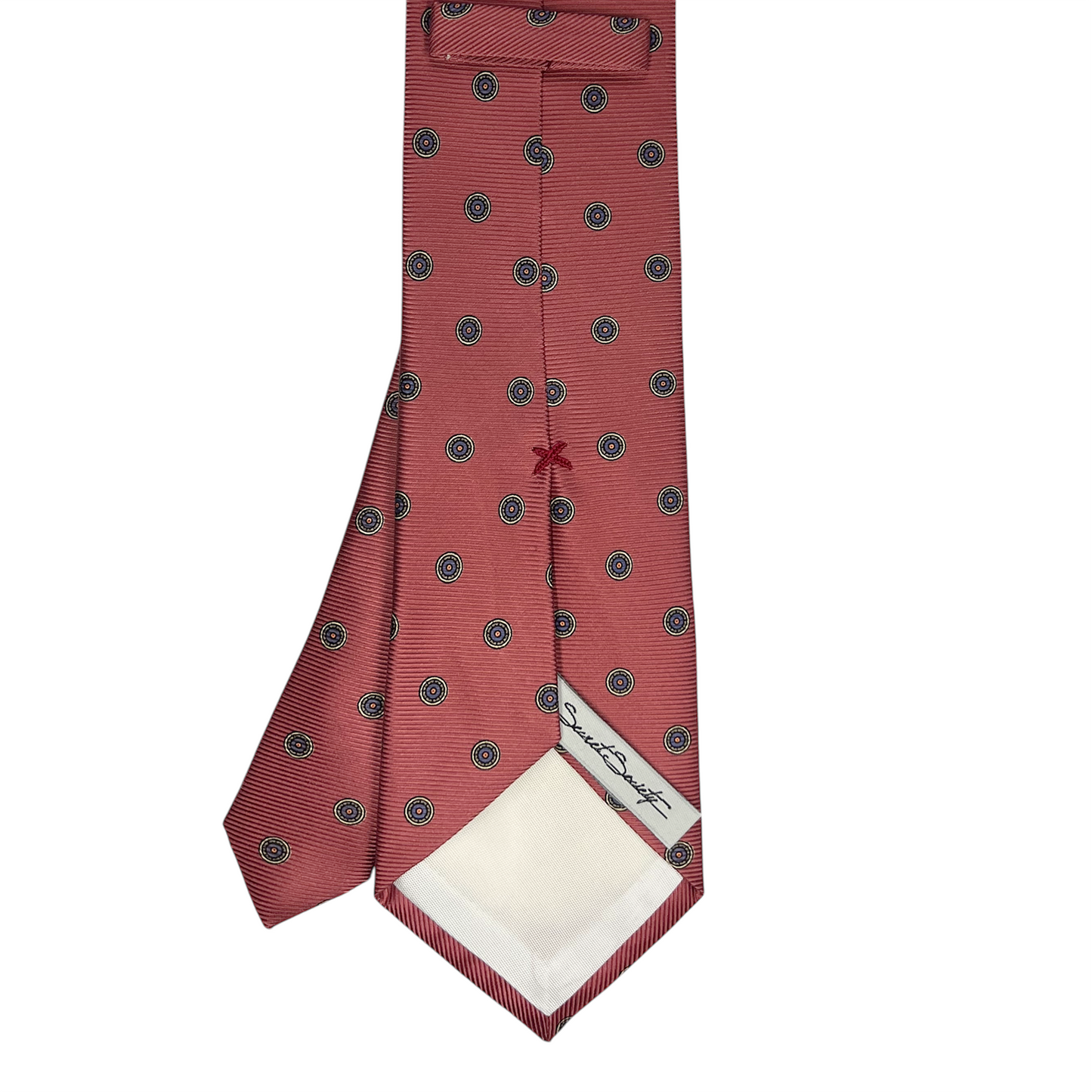 Tie - Dusty Pink Bullseye