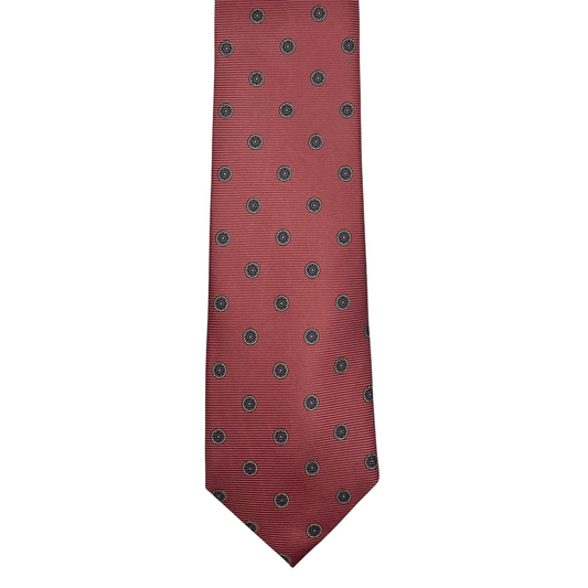Tie - Dusty Pink Bullseye