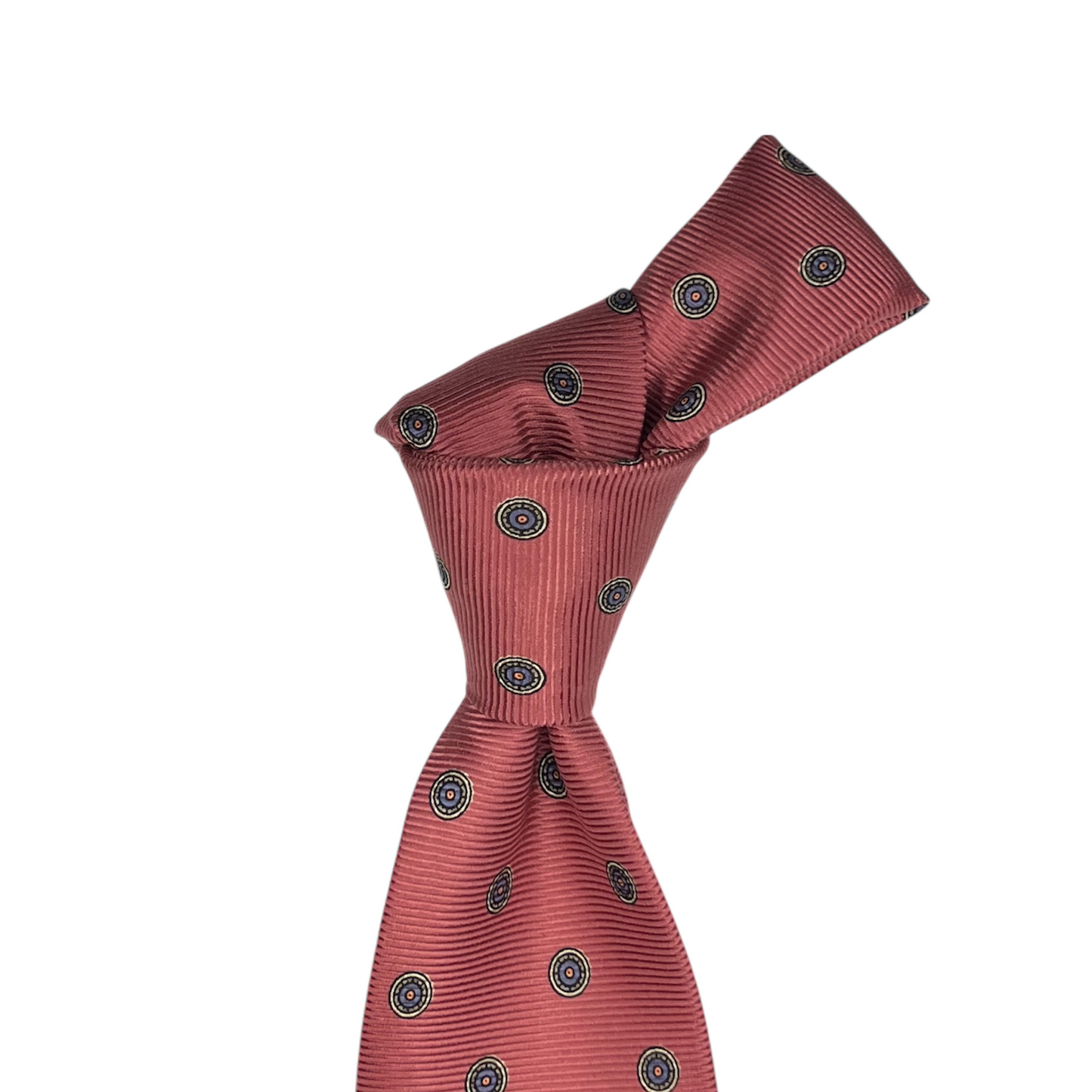 Tie - Dusty Pink Bullseye