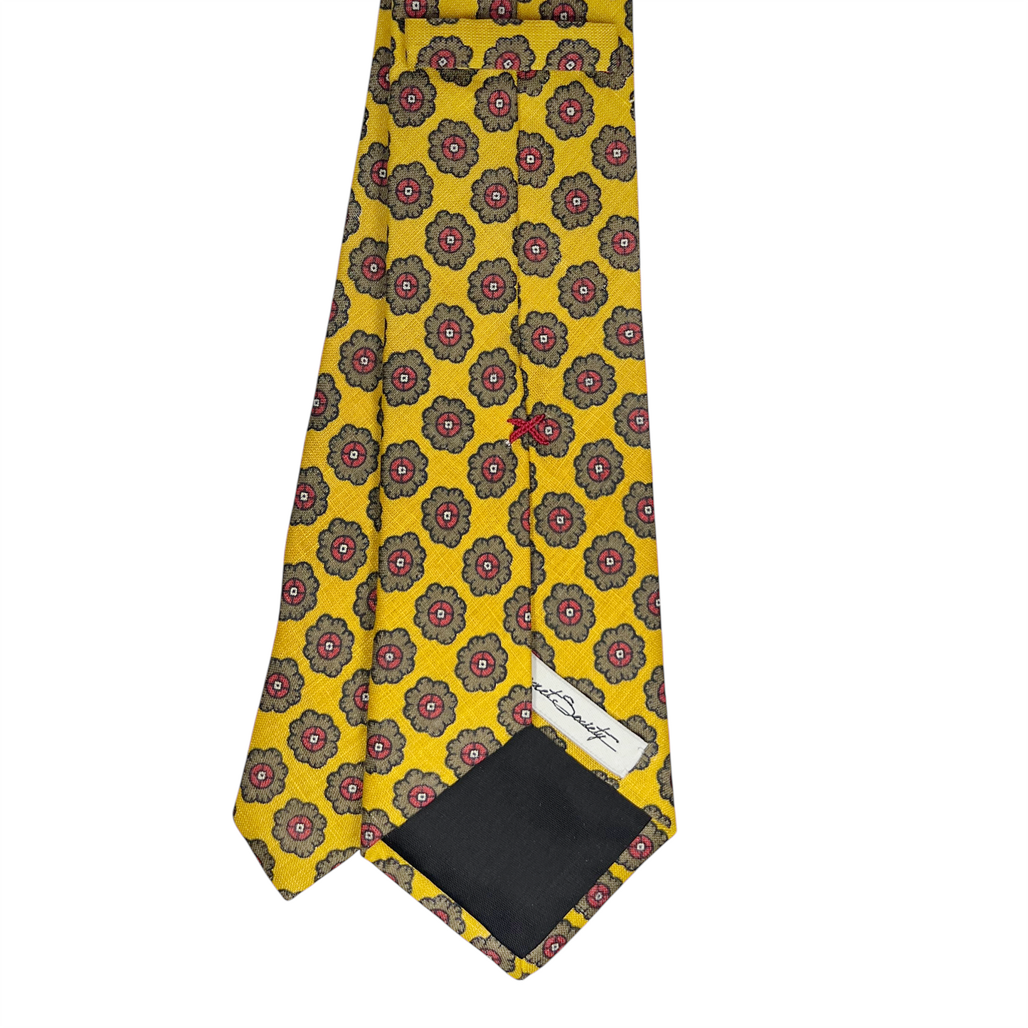 Tie - Mustard Linen Foulard