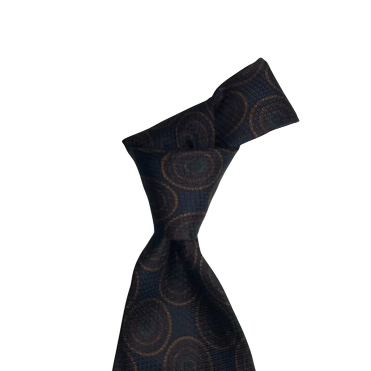 Tie - Navy Grenadine Medallion