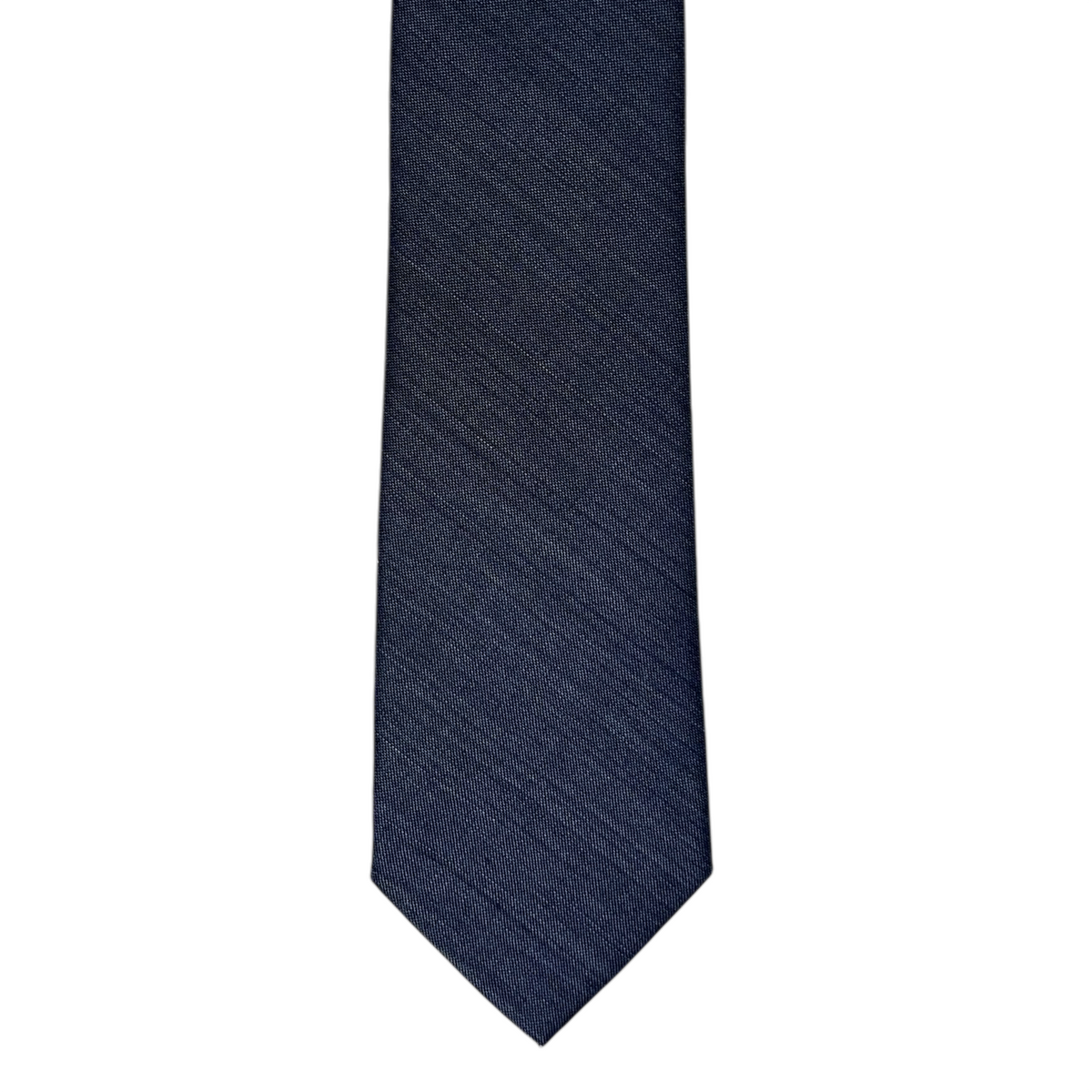 Tie - Slate Blue Wool Silk