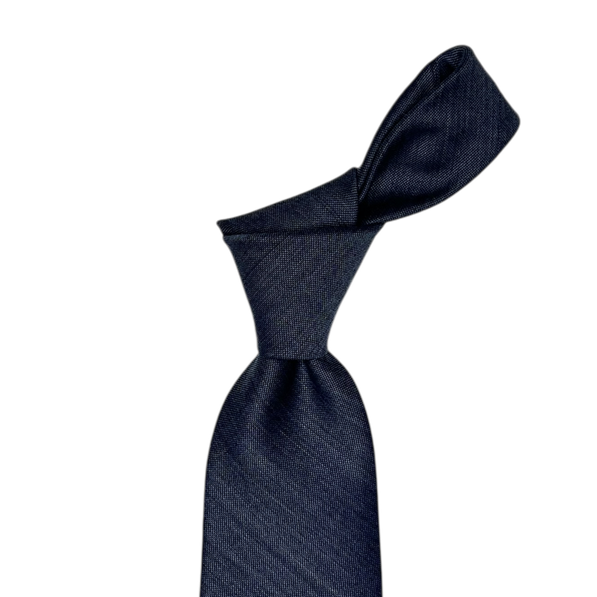 Tie - Slate Blue Wool Silk