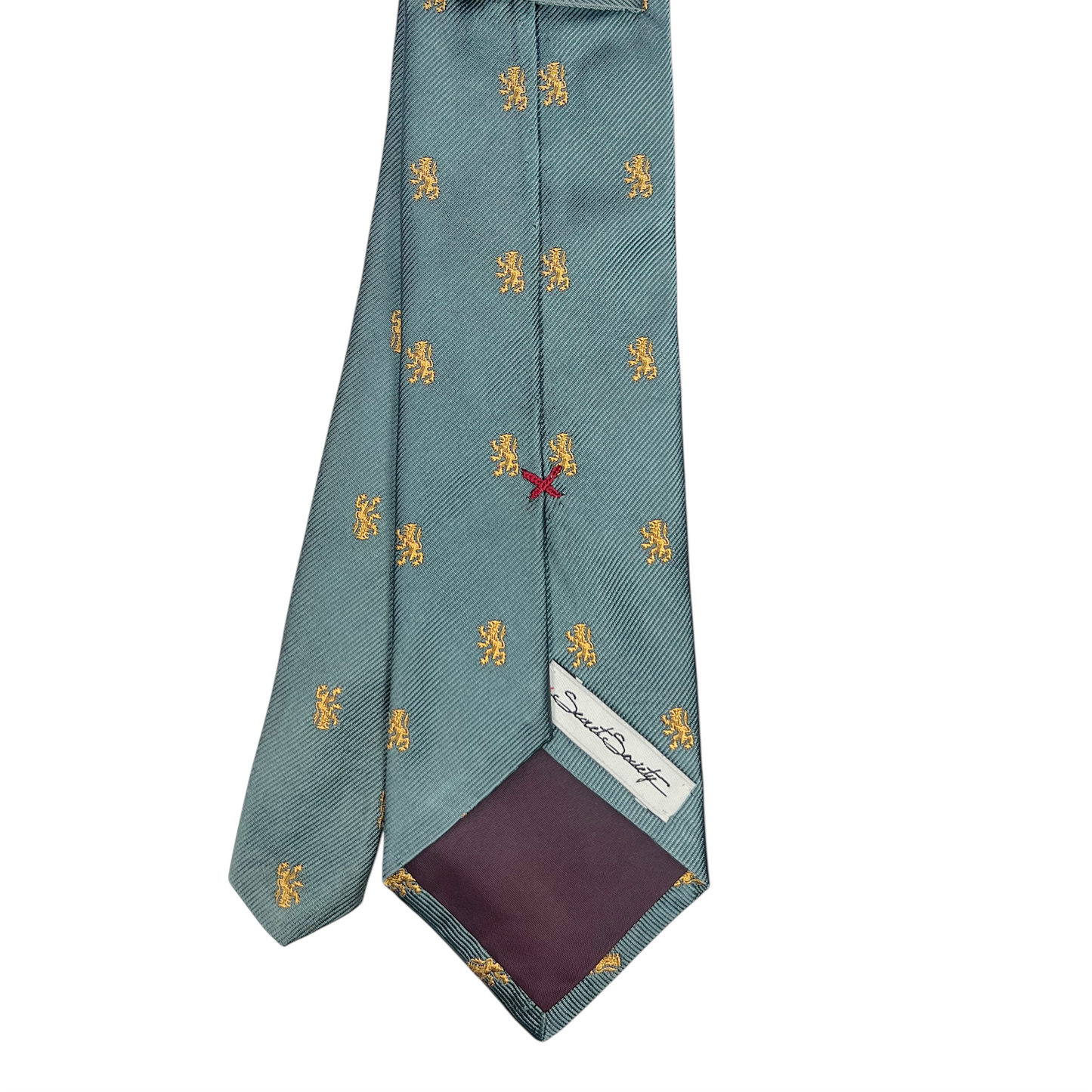 Tie - Verdigris w/ Gold Griffin Club